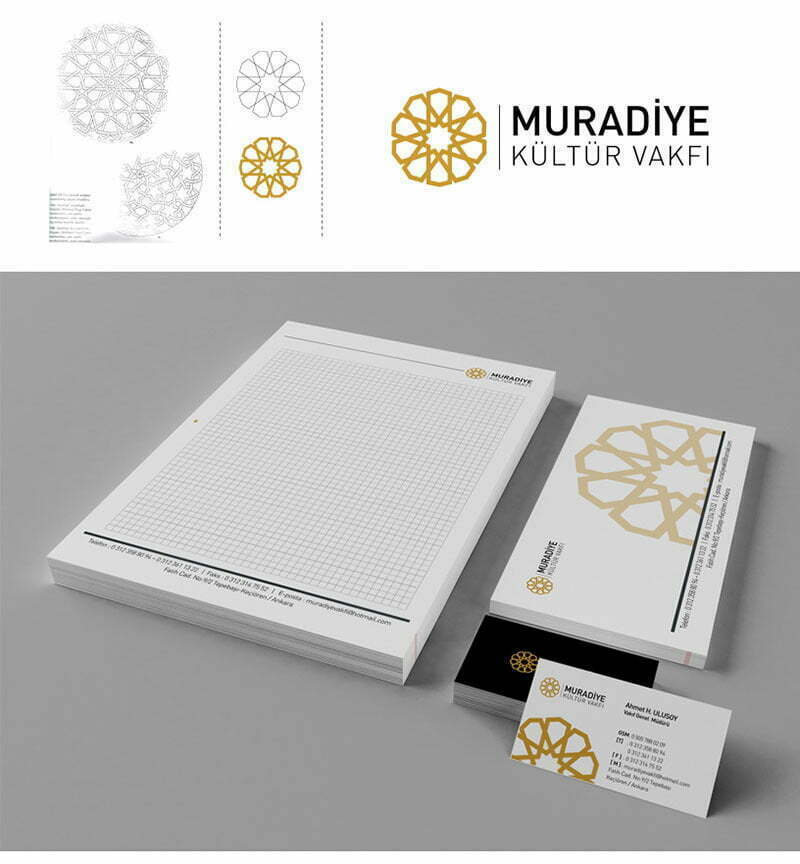 muradiye kültür vakfı vakıf logo tasarımı kurumsal kimlik logosu